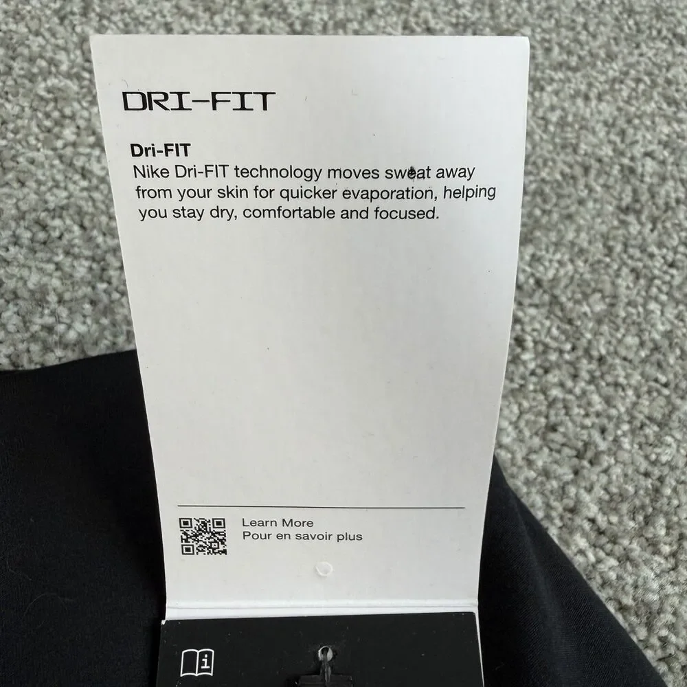 Nike One High-Waisted 7/8 Leggings Pockets Women’s Training Black Size Small NEW